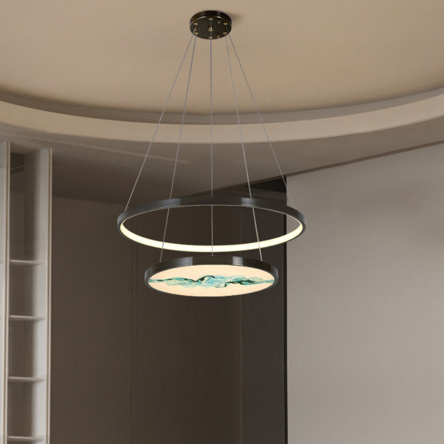 Luz moderna de lujo de lujo nórdico LED Candelier Light para sala de estar comedor