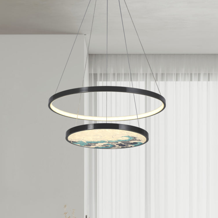 Luz moderna de lujo de lujo nórdico LED Candelier Light para sala de estar comedor