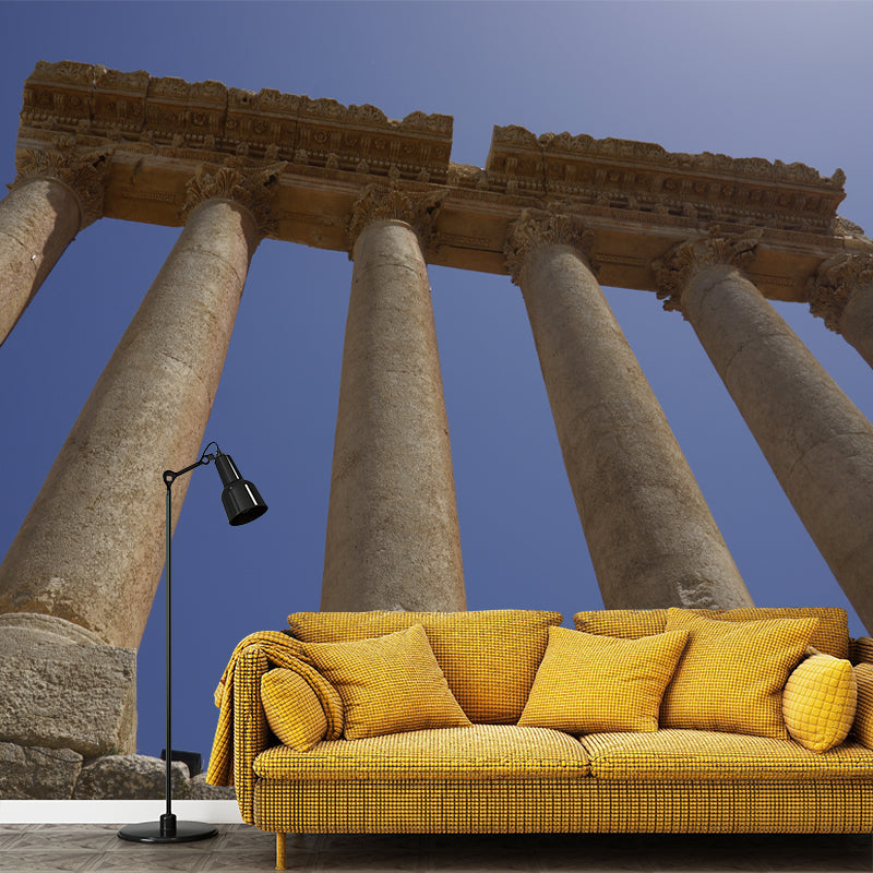 Architecture Mural for Living Room Bedroom Water Resistant, Customized Size