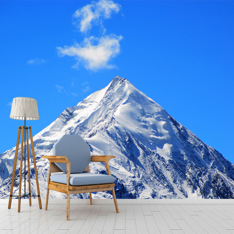 Mountain Mural Modern Style Stain Resistant Meeting Room, Customized Size