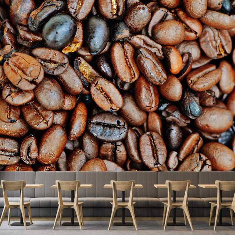 Simplicity Coffee Beans Mural Decal Modern Decorative, Moisture Resistant
