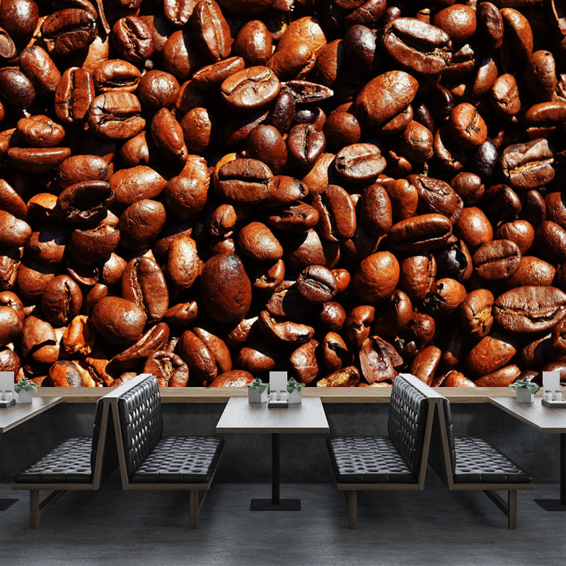 Simplicity Coffee Beans Mural Decal Modern Decorative, Moisture Resistant