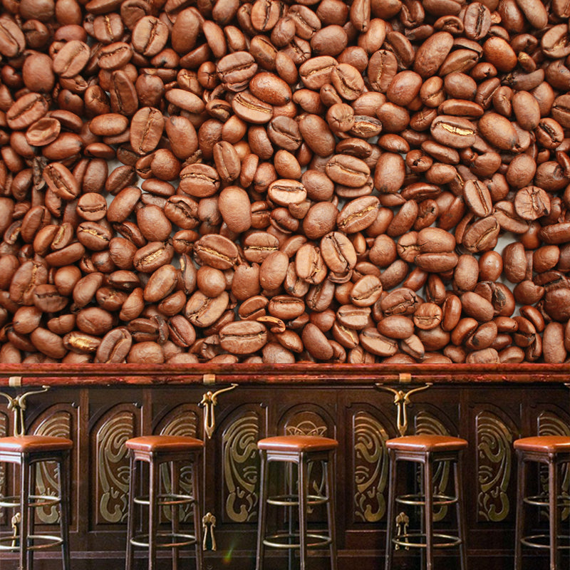 Simplicity Coffee Beans Mural Decal Modern Decorative, Moisture Resistant