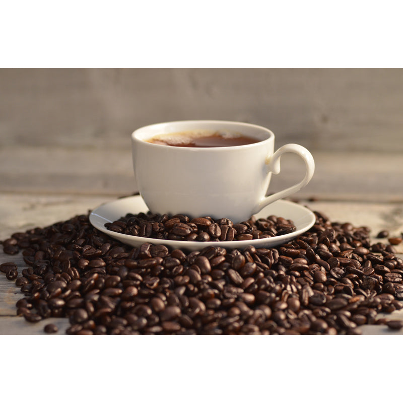 Roasted Coffee Beans Mural Wallpaper for Coffee Shop Wall Decor, Made to Measure