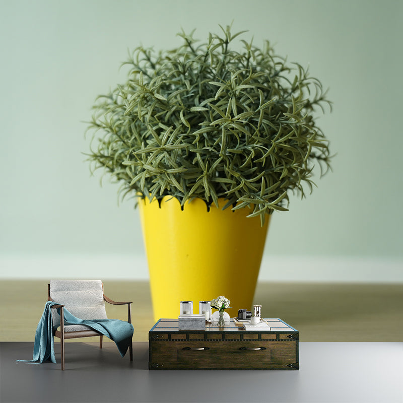 Potted Plants Indoor Decorations Wall Mural for Sitting Room, Moisture Resistant