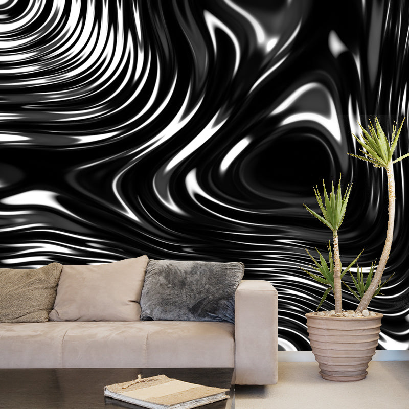 Minimalism Style Abstract Mural Wallpaper Mildew Resistant Living Room Wall Art