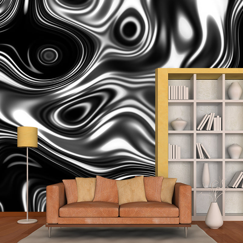 Minimalism Style Abstract Mural Wallpaper Mildew Resistant Living Room Wall Art