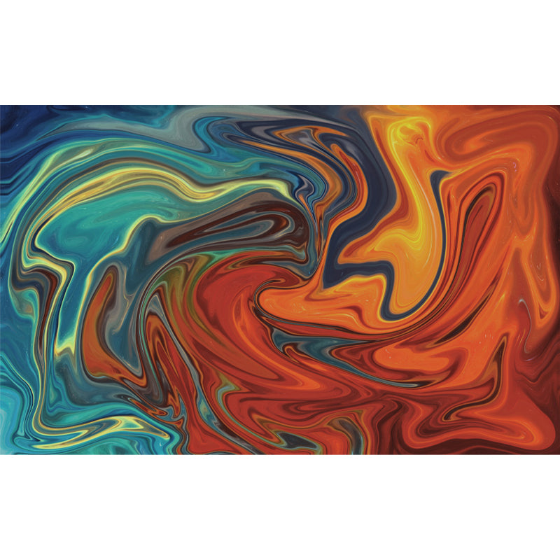 Abstract Mural Wallpaper Customized Wall Decor for Living Room, Stain Resistant