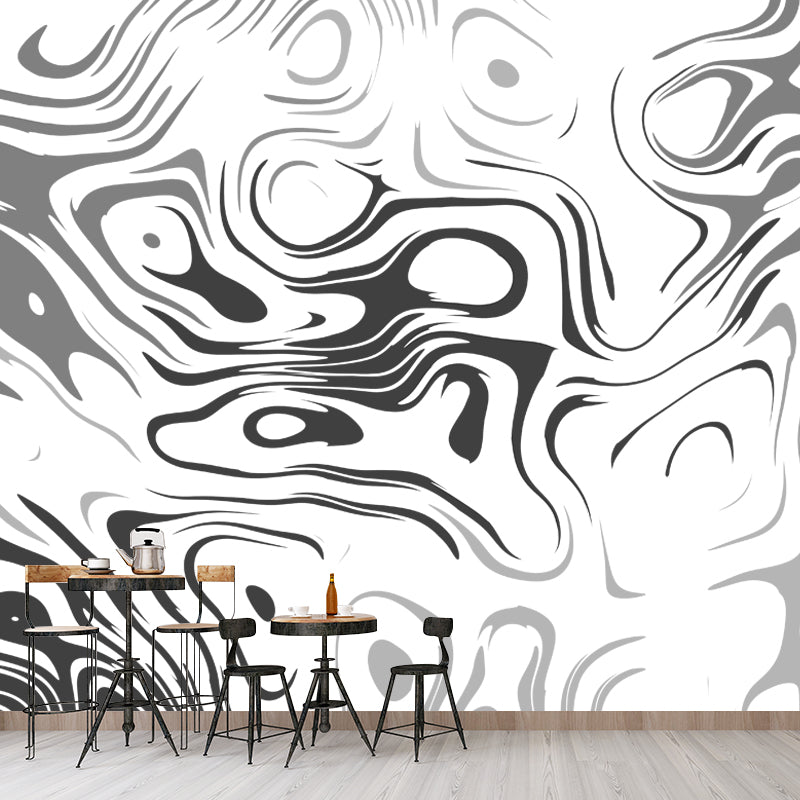 Abstract Mural Wallpaper Customized Wall Decor for Living Room, Stain Resistant