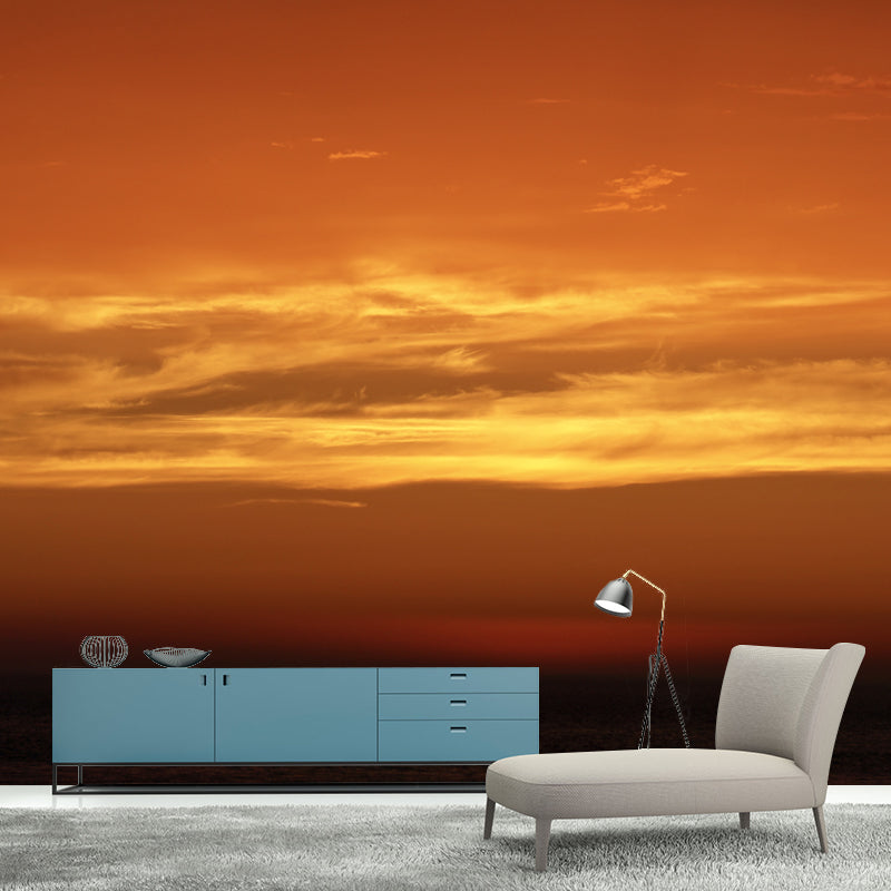 Cloudy Sky Mural Wallpaper for Living Room Waterproof Wall Decor, Made to Measure