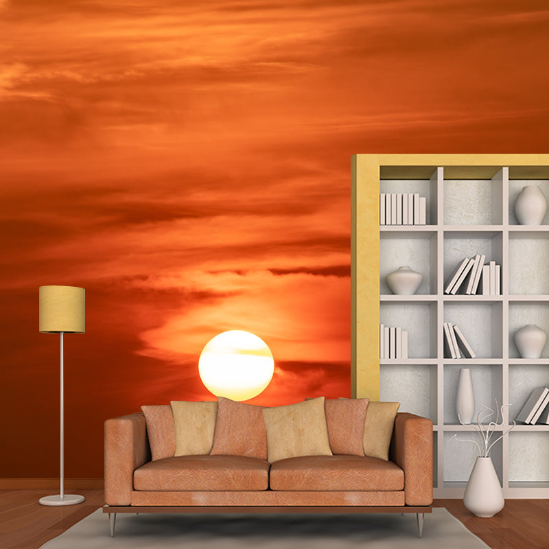 Cloudy Sky Mural Wallpaper for Living Room Waterproof Wall Decor, Made to Measure