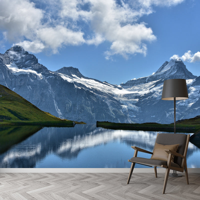 Mountain Wall Mural Decal Modern Sitting Room Wall Decor, Moisture Resistant