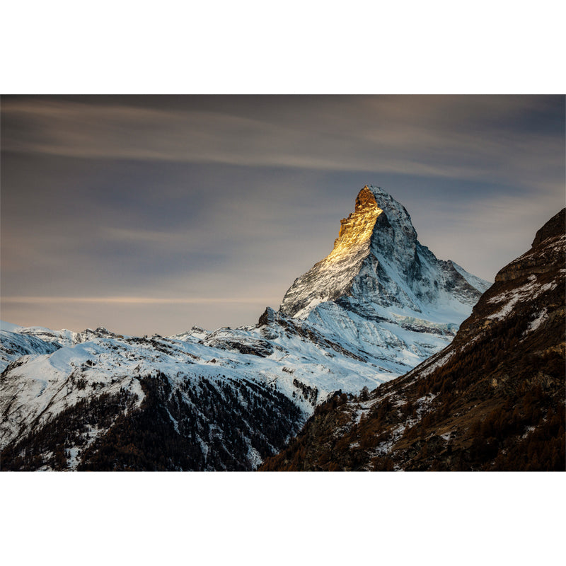 Mountain Wall Mural Decal Modern Sitting Room Wall Decor, Moisture Resistant