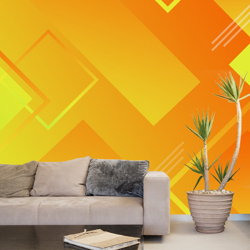 Minimalism Style Mural Wallpaper Stain-Proof Modernist Wall Decor for Bedroom