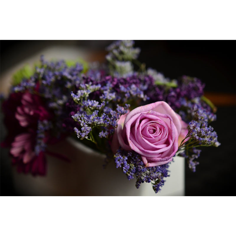 Flower Mural Living Room Decoration Full Size Wall Covering, Moisture Resistant