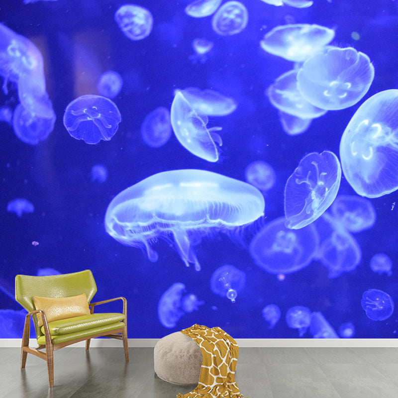 Sea Creatures Wall Covering for Sleeping Room Stain Resistant, Made to Measure