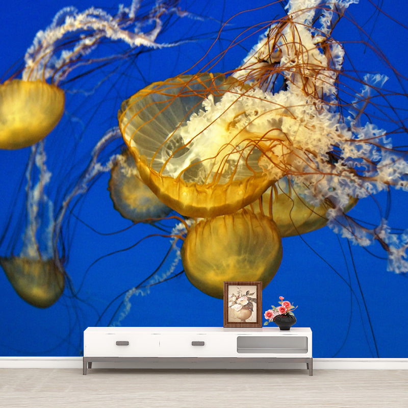 Sea Creatures Wall Covering for Sleeping Room Stain Resistant, Made to Measure