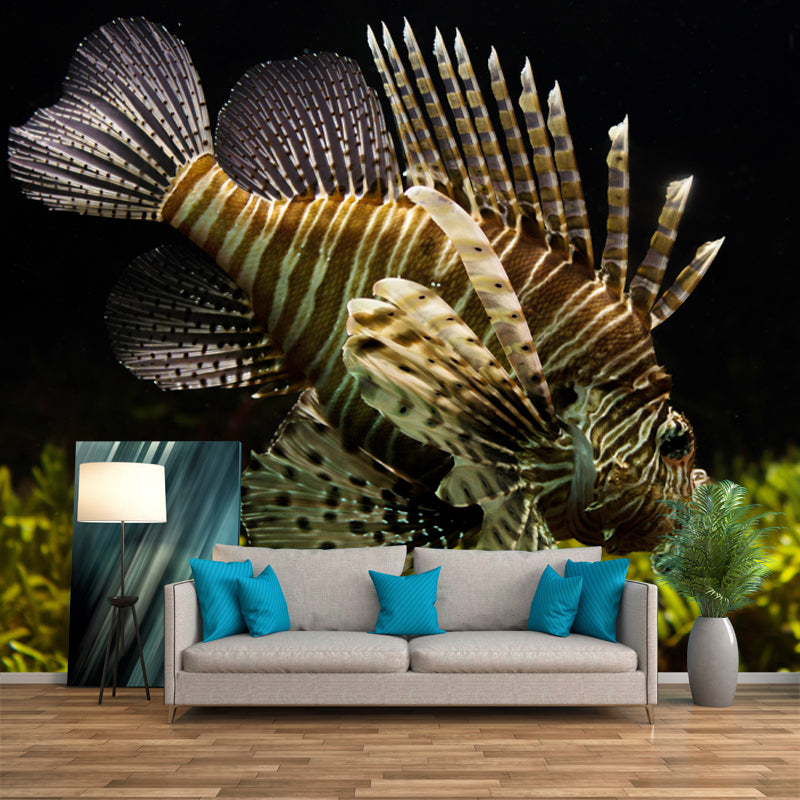 Sea Creatures Wall Covering for Sleeping Room Stain Resistant, Made to Measure