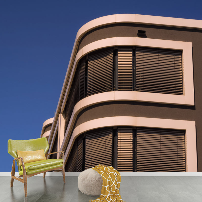 City Building Mural Wallpaper Bedroom Decorative Wall Art, Personalized Size Available