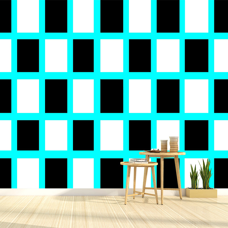 Contemporary Geometric Wall Mural Modernist Wall Covering for Bedroom Decor