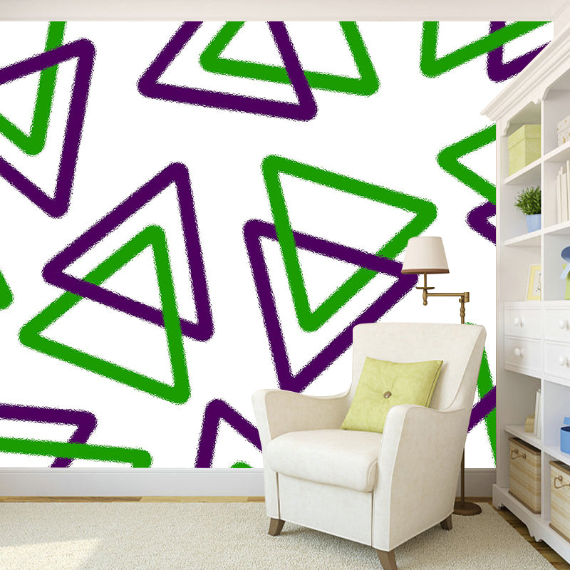 Customized Geometry Wall Mural Modernism Bedroom Living Room Decoration Mural