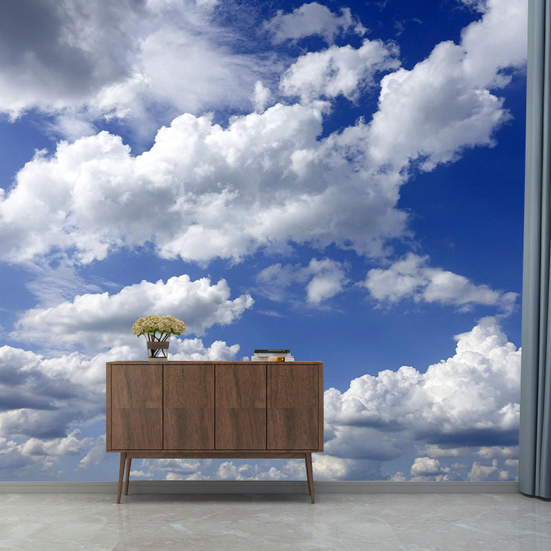 Photography Beautiful Cloud View Mural Decorative Wallpaper Decor for Living Room