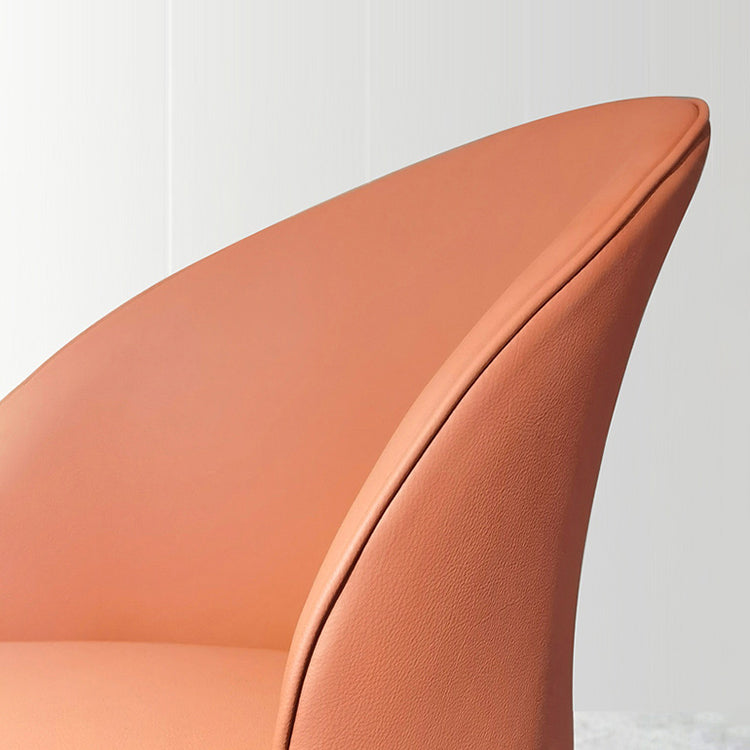 Chaises de salle à manger sans bras en métal nordique, chaise latérale de salle à manger à dos ouvert pour Restaurant