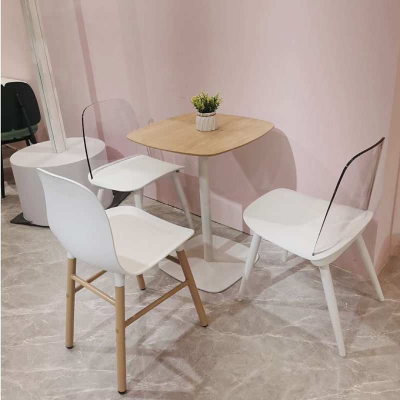 Chaises latérales tapissées à la maison de style moderne chaises de salle à manger latérales multicolores