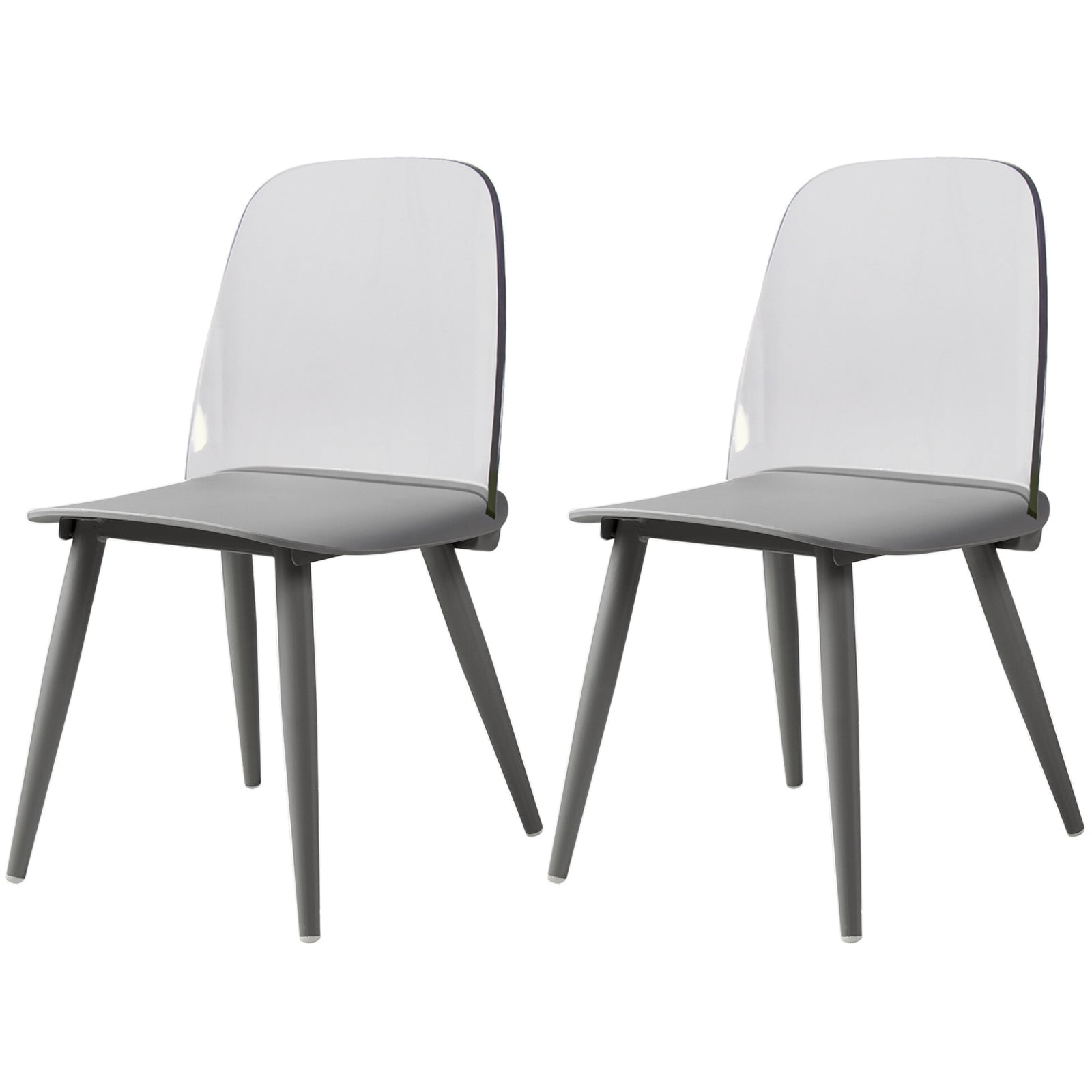 Chaises latérales tapissées à la maison de style moderne chaises de salle à manger latérales multicolores