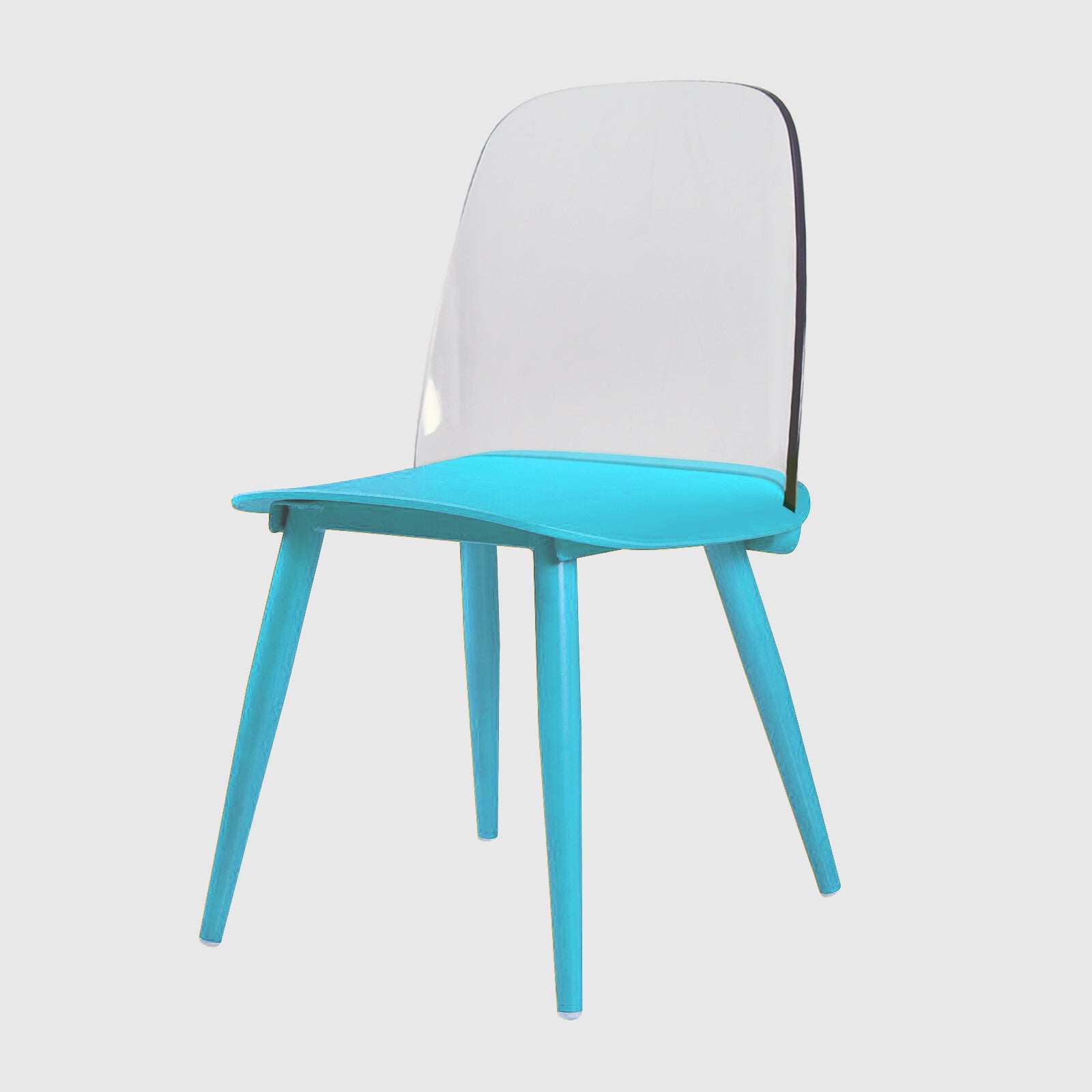 Chaises latérales tapissées à la maison de style moderne chaises de salle à manger latérales multicolores