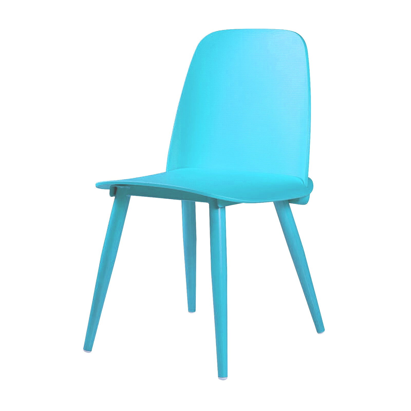 Chaises latérales tapissées à la maison de style moderne chaises de salle à manger latérales multicolores