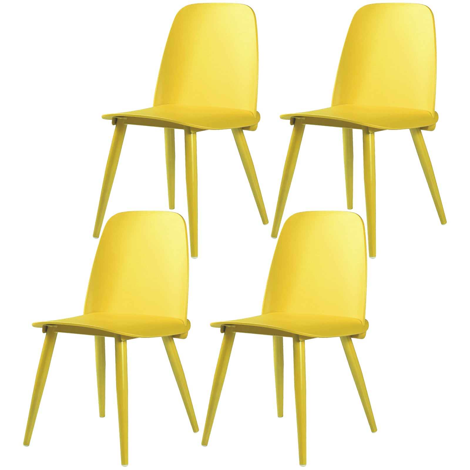 Chaises latérales tapissées à la maison de style moderne chaises de salle à manger latérales multicolores