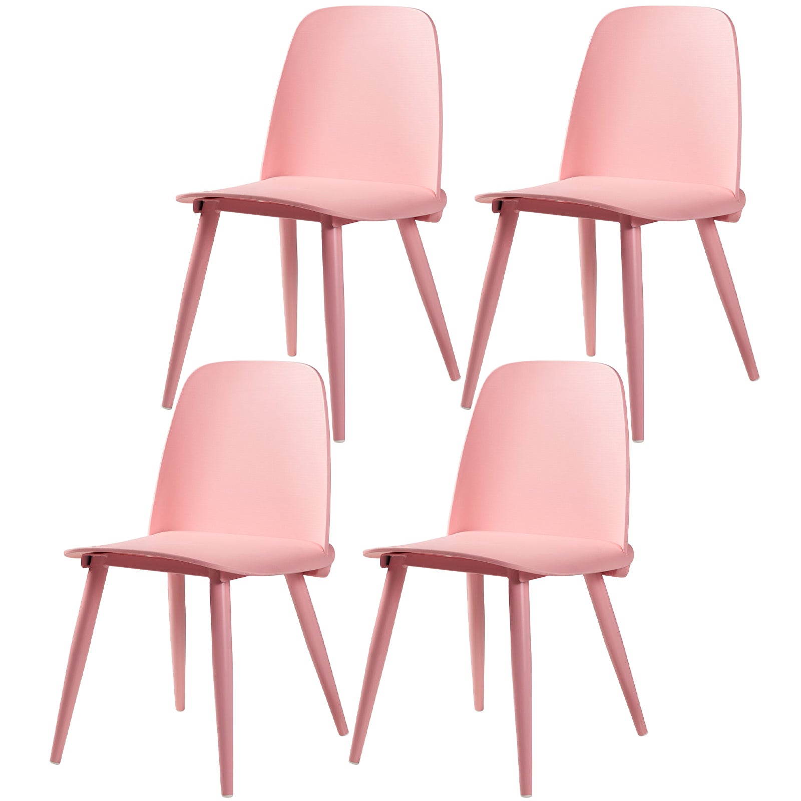 Chaises latérales tapissées à la maison de style moderne chaises de salle à manger latérales multicolores