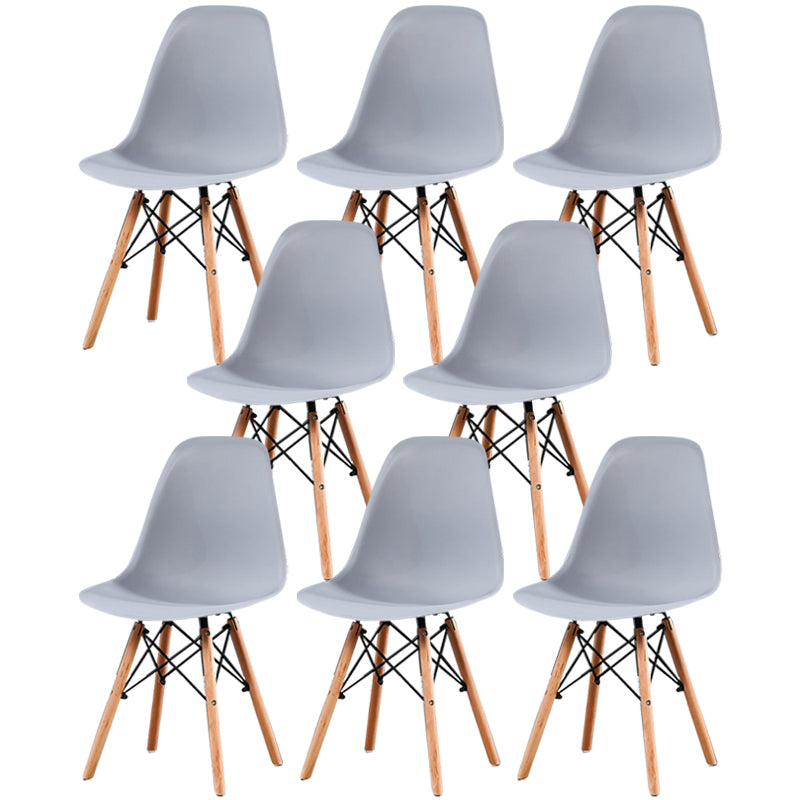 Silla lateral de madera estilo glamera silla de comedor de espalda sólida para comedor para comedor