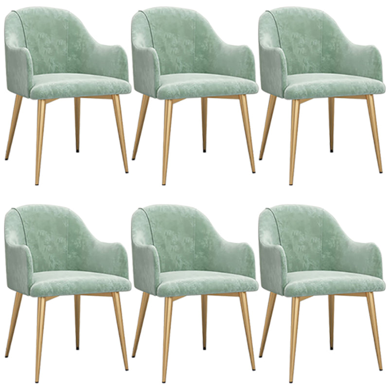 Chaise de salle à manger en métal de style scandinave, chaise à oreilles décontractée pour café