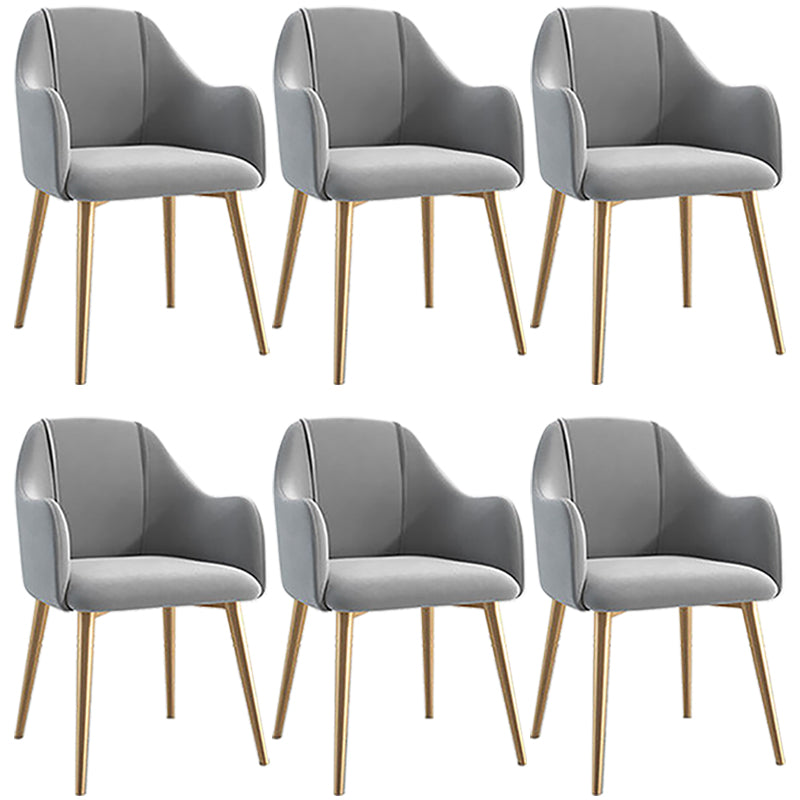 Chaise de salle à manger en métal de style scandinave, chaise à oreilles décontractée pour café