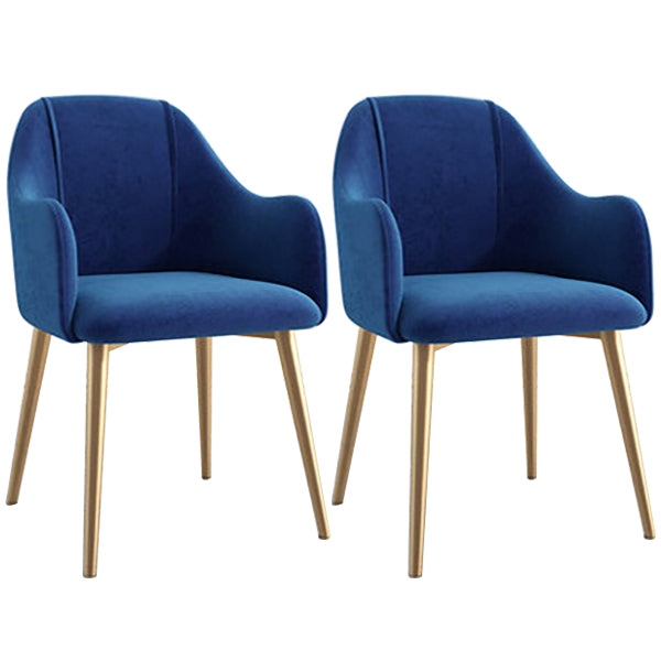 Chaise de salle à manger en métal de style scandinave, chaise à oreilles décontractée pour café