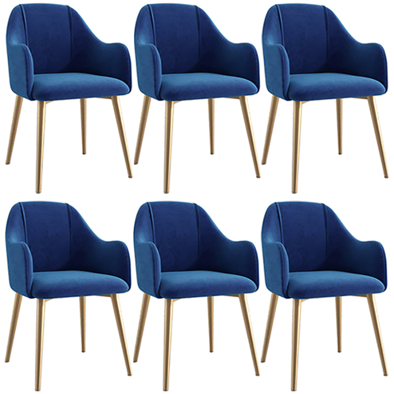 Chaise de salle à manger en métal de style scandinave, chaise à oreilles décontractée pour café