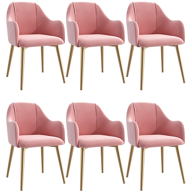Chaise de salle à manger en métal de style scandinave, chaise à oreilles décontractée pour café