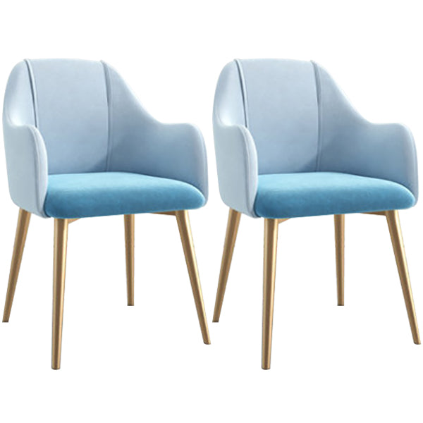 Chaise de salle à manger en métal de style scandinave, chaise à oreilles décontractée pour café