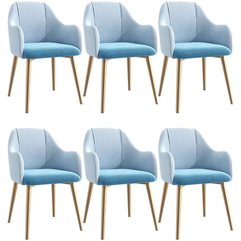 Chaise de salle à manger en métal de style scandinave, chaise à oreilles décontractée pour café