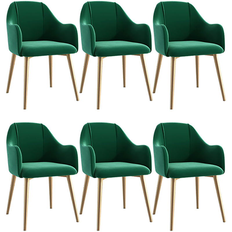Chaise de salle à manger en métal de style scandinave, chaise à oreilles décontractée pour café