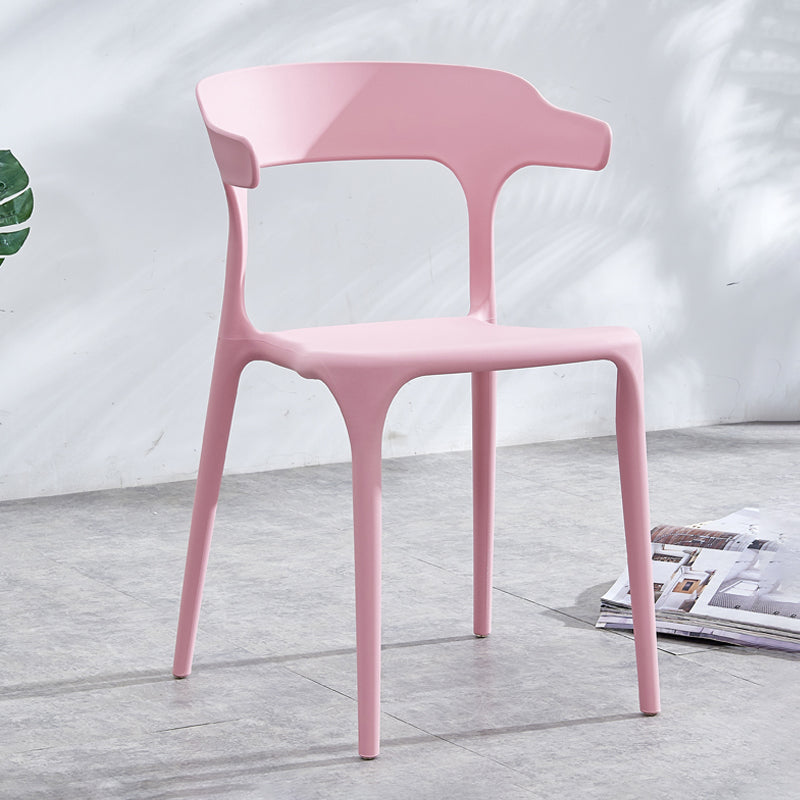 Plastique moderne Open Doss Dining Claid 30 "H Chaise de salle à manger pour chambre de restaurant