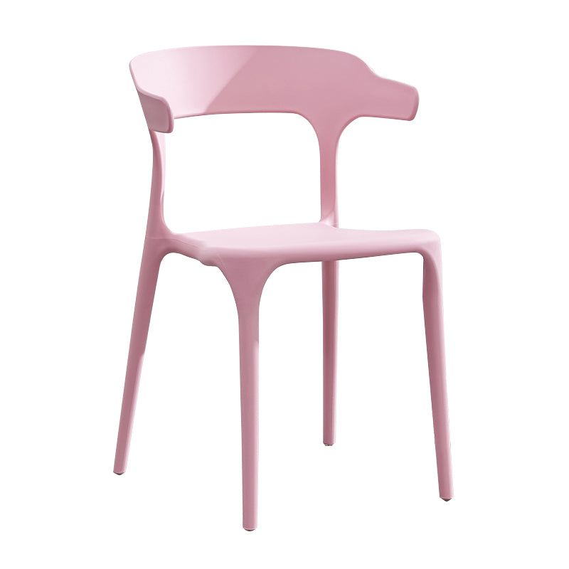 Plastique moderne Open Doss Dining Claid 30 "H Chaise de salle à manger pour chambre de restaurant