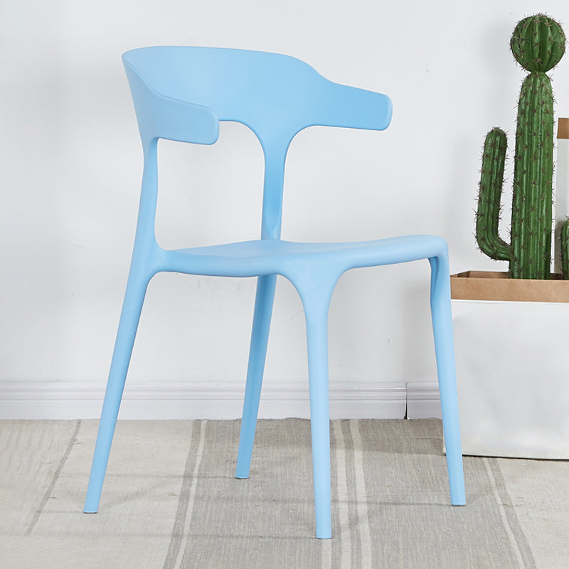 Plastique moderne Open Doss Dining Claid 30 "H Chaise de salle à manger pour chambre de restaurant
