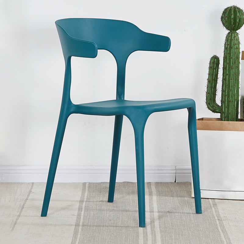 Plastique moderne Open Doss Dining Claid 30 "H Chaise de salle à manger pour chambre de restaurant