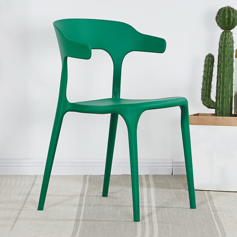 Plastique moderne Open Doss Dining Claid 30 "H Chaise de salle à manger pour chambre de restaurant