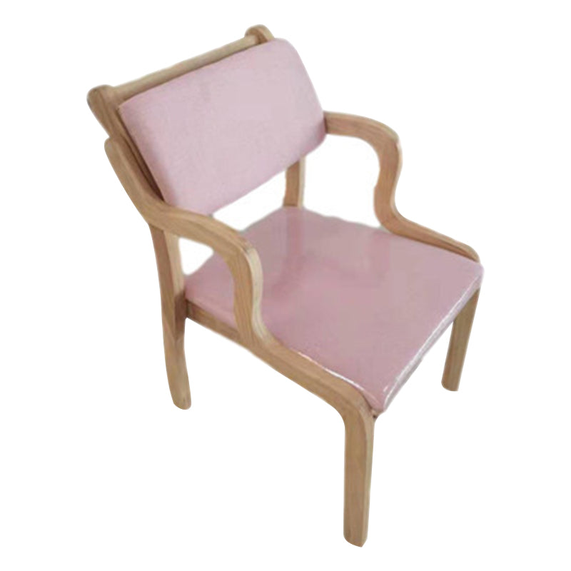 Chaise d'appoint de salle à manger en bois de cuisine contemporaine, chaise d'appoint de salle à manger à dossier ouvert