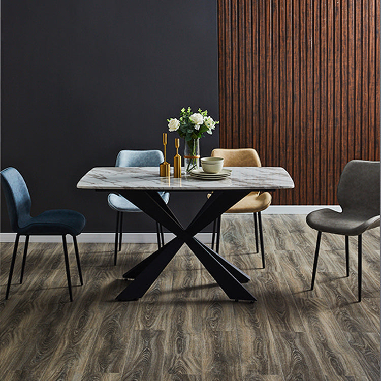 Chaise d'appoint en métal pour café scandinave, finition mate, chaise de salle à manger à oreilles