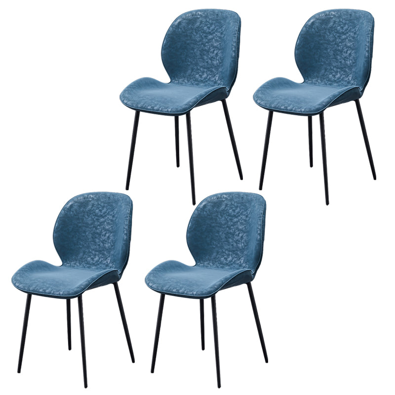 Chaise d'appoint en métal pour café scandinave, finition mate, chaise de salle à manger à oreilles